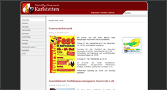Desktop Screenshot of feuerwehr-karlstetten.org